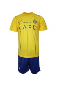 Fotbalové Dres Al-Nassr Dětské Domácí Oblečení 2023-24 Krátký Rukáv (+ trenýrky)